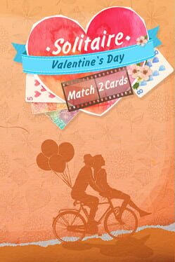 Solitaire Match 2 Cards. Valentine's Day