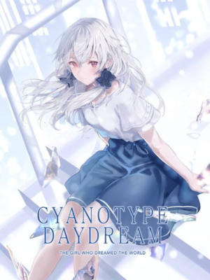 Cyanotype Daydream -The Girl Who Dreamed the World