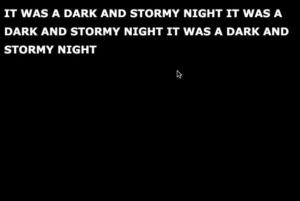 The Brigand's Story