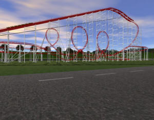 Hyper Rails: Advanced 3D Roller Coaster Design