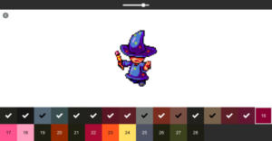 Color by Number - Monster Heroes (itch)