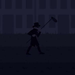 A spy with a big microphone