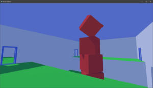 A little non-Euclidean platformer