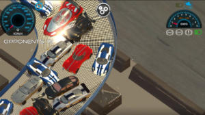 Fast cars racing
