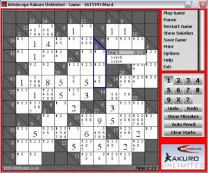 Mindscape Kakuro